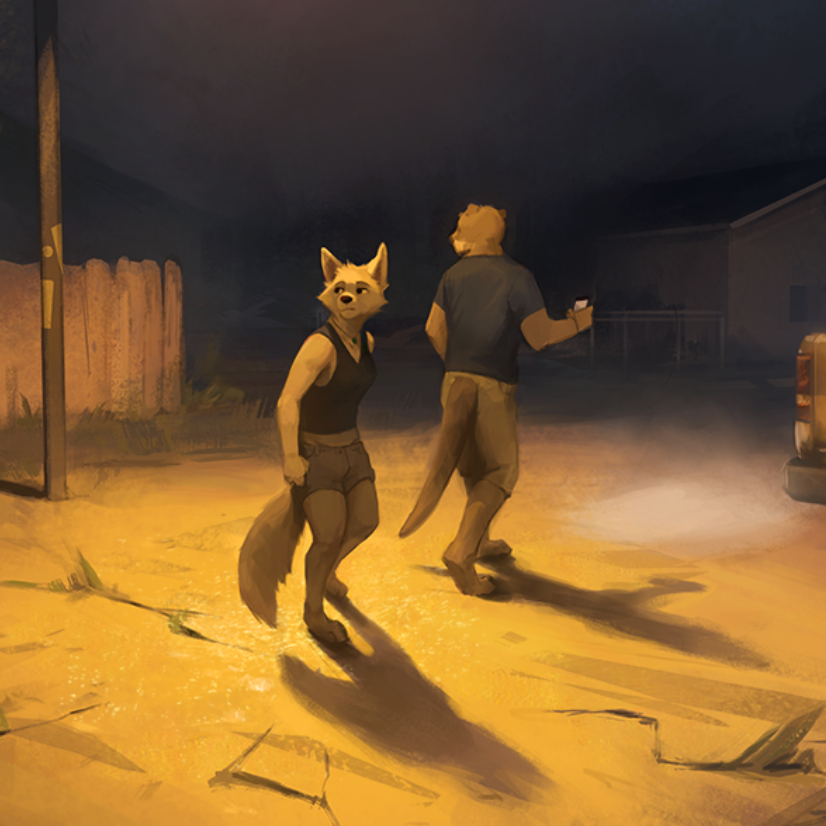 Cropped CG from Echo; Chase and Jenna